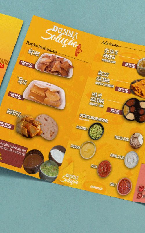 Cardápio - Restaurante mexicano Donna Solução